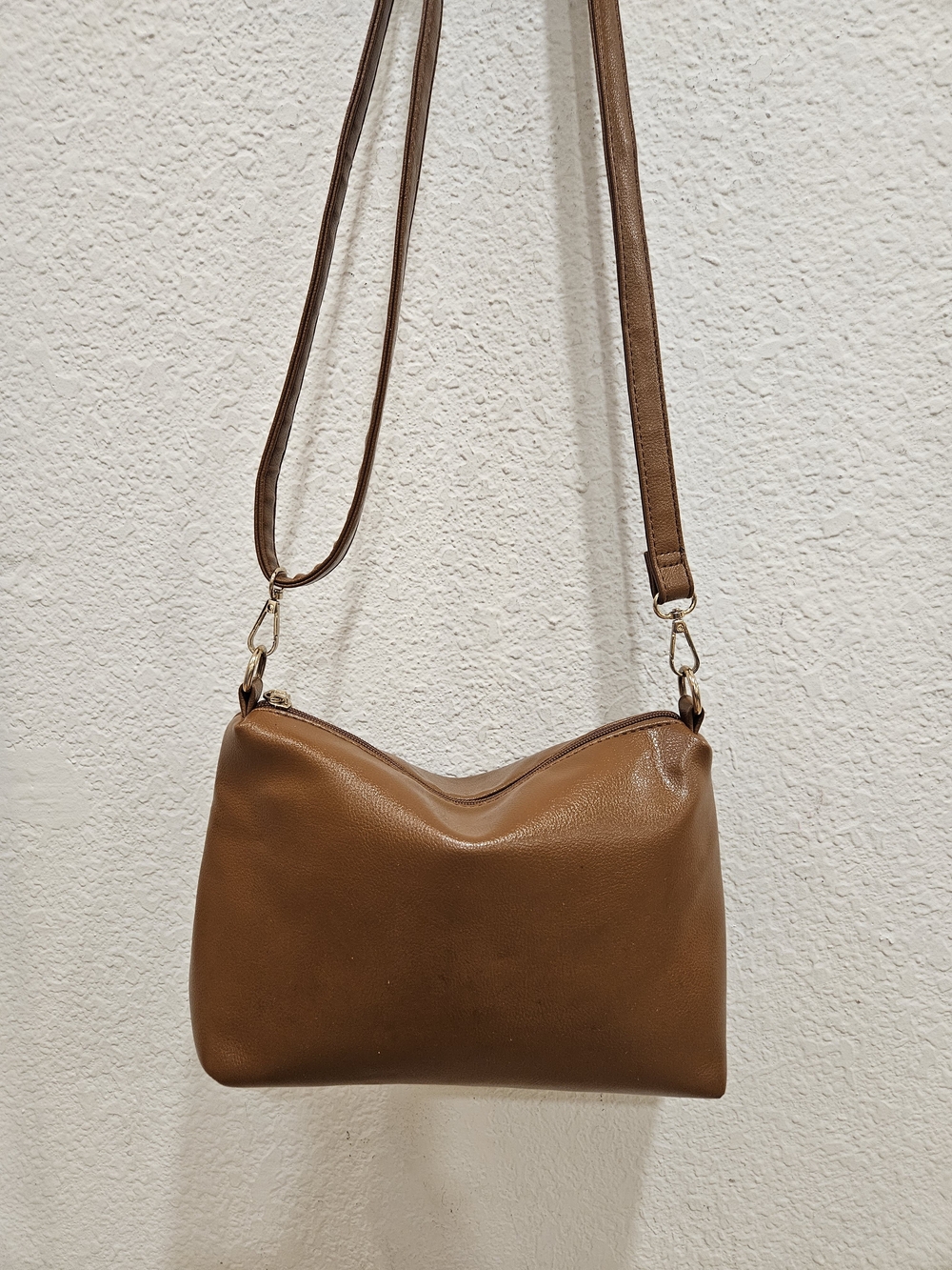 Marc New York by Andrew Marc Brown Pebble Classic Brown Crossbody